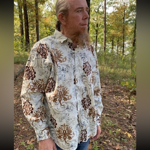 Indigo Joe Long Sleeve Button Down - Picture 1 of 7